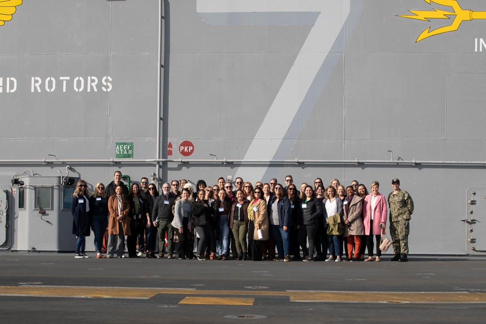 USS Tripoli Hosts Lead San Diego Impact Program Participants