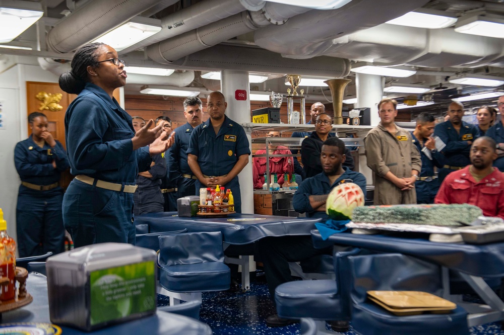 USS Paul Hamilton Black History Month Celebration