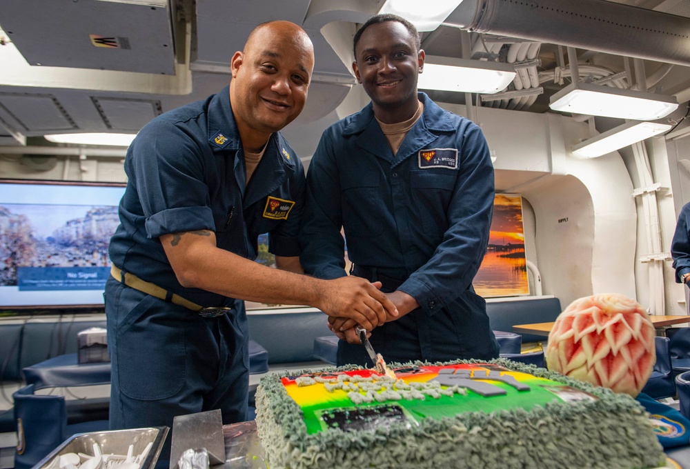 USS Paul Hamilton Black History Month Celebration