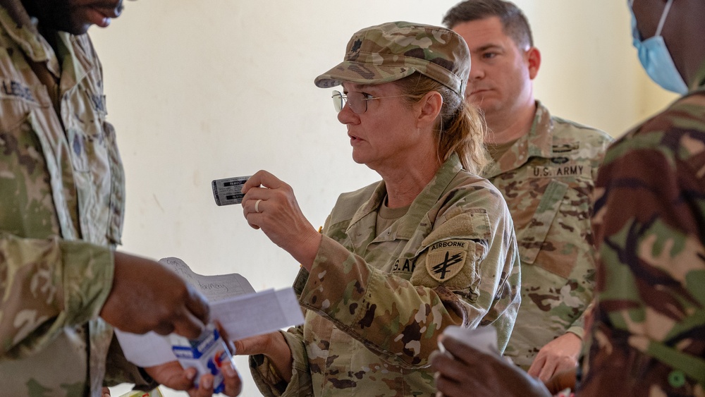 U.S. Army, KDF partner with local medical clinic during JA23