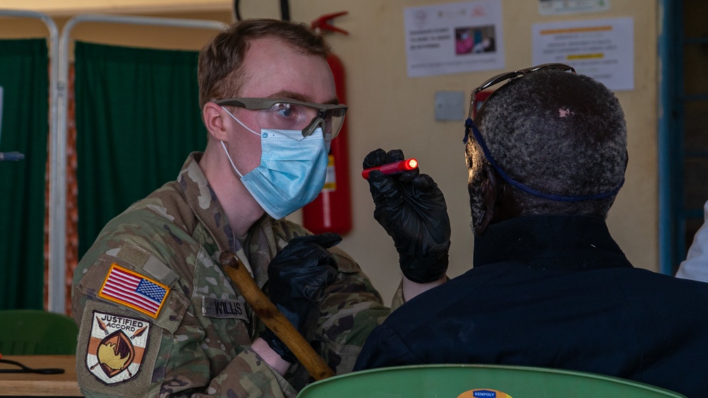 U.S. Army, KDF partner with local medical clinic during JA23