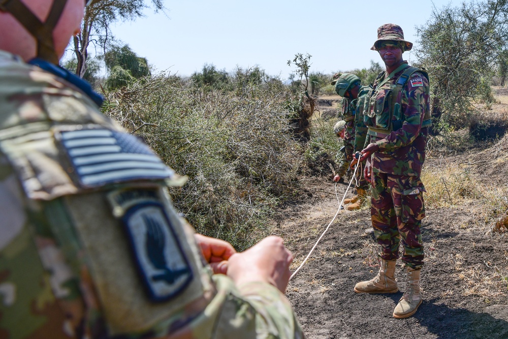 U.S. Army and Kenyan Defence Force EOD Training