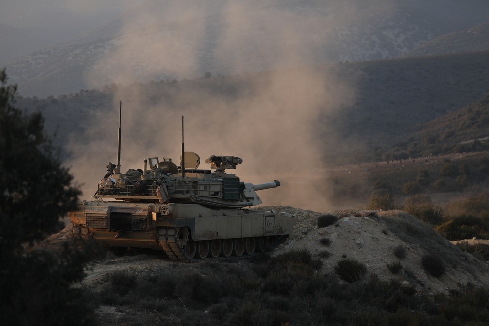 Tank Live fire in Greece