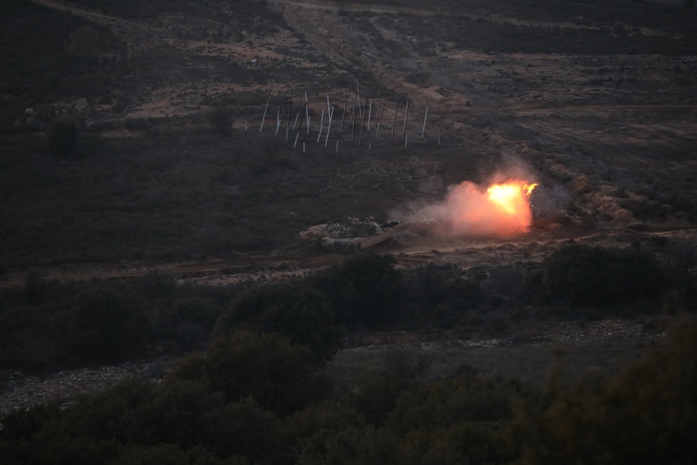 Tank Live fire in Greece