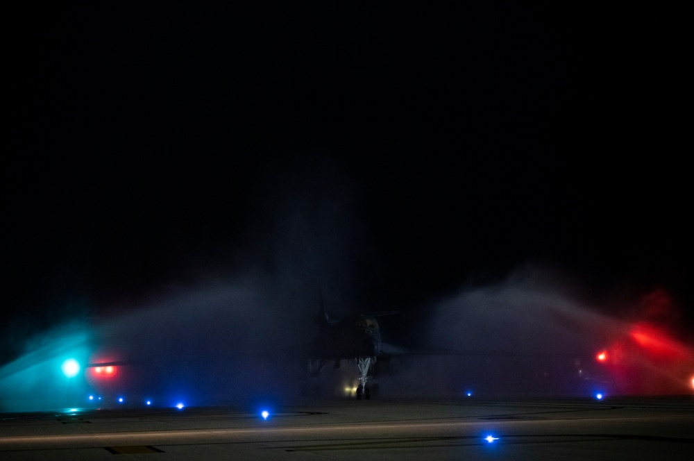 U.S. Air Force B-1B Lancers return from Aero India 23
