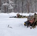 Charlie Troop, 3-71 Cavalry Regiment, 1BCT, 10th Mountain Division conduct firing positions on skis and squad tactics training during Exercise Arctic Forge '23 on Feb. 19, 2023