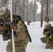 Charlie Troop, 3-71 Cavalry Regiment, 1BCT, 10th Mountain Division conduct firing positions on skis and squad tactics training during Exercise Arctic Forge '23 on Feb. 19, 2023