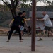 DPAA members play volleyball with local community