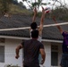 DPAA members play volleyball with local community