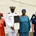 Ensign Mohammad Diakite promotes to Lt.j.g with his family in attendance in Abidjan, Côte d’Ivoire