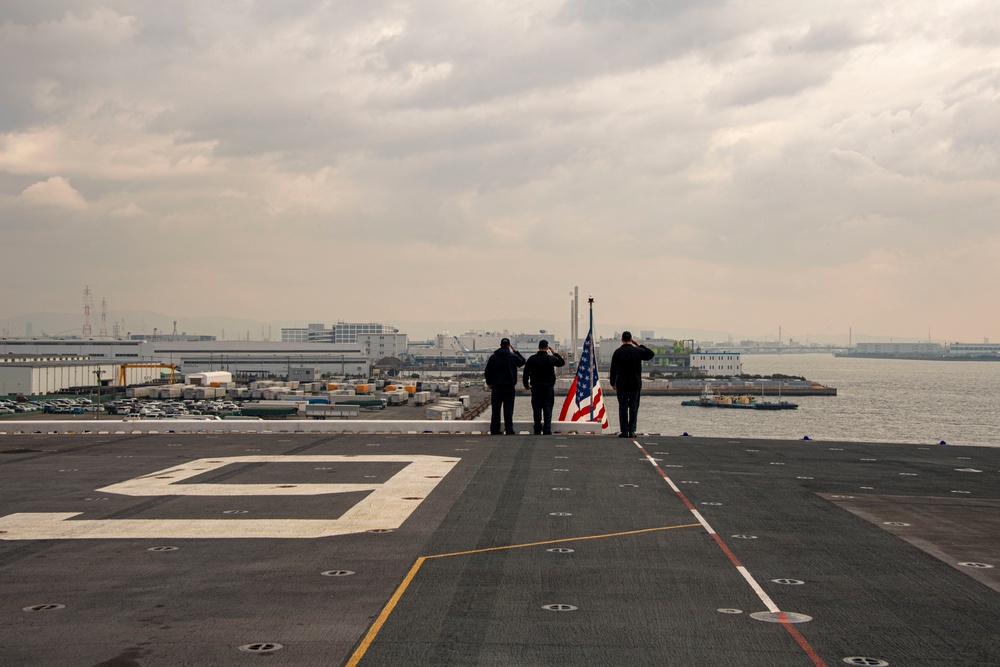 USS America Visits Osaka For The First Time