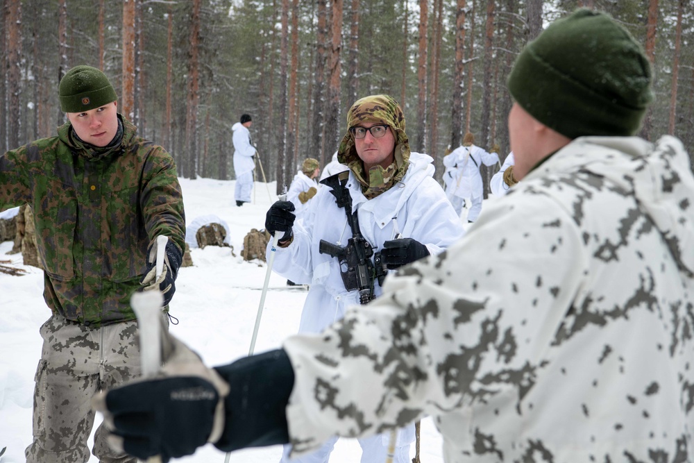 Soldiers conduct Winter Warfare Training during Arctic Forge 2023