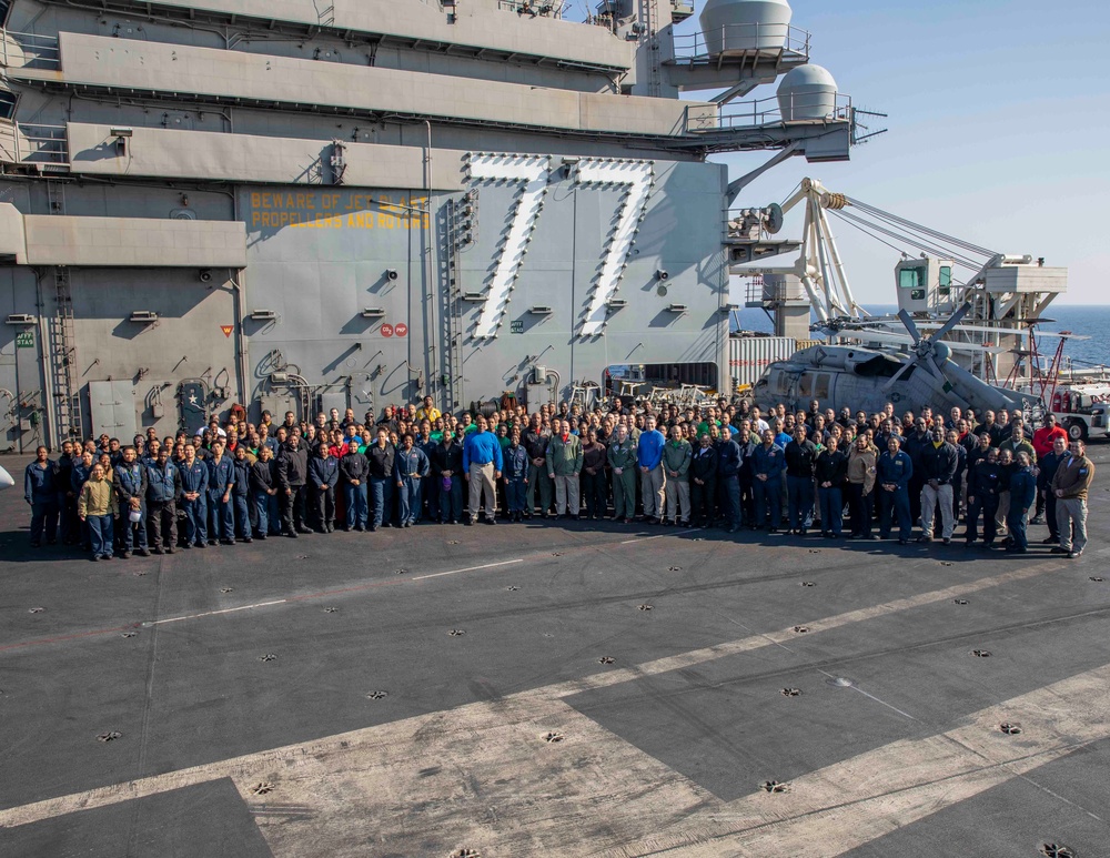 USS George H.W. Bush (CVN 77) Celebrates African-American History Month