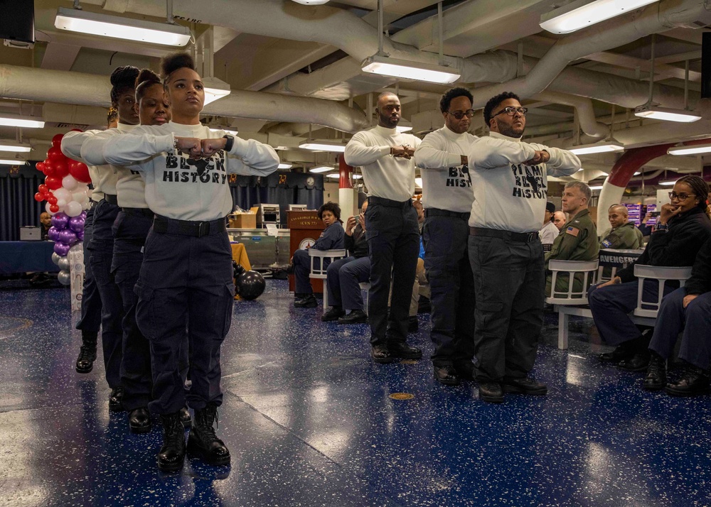 USS George H.W. Bush (CVN 77) Celebrates African-American History Month