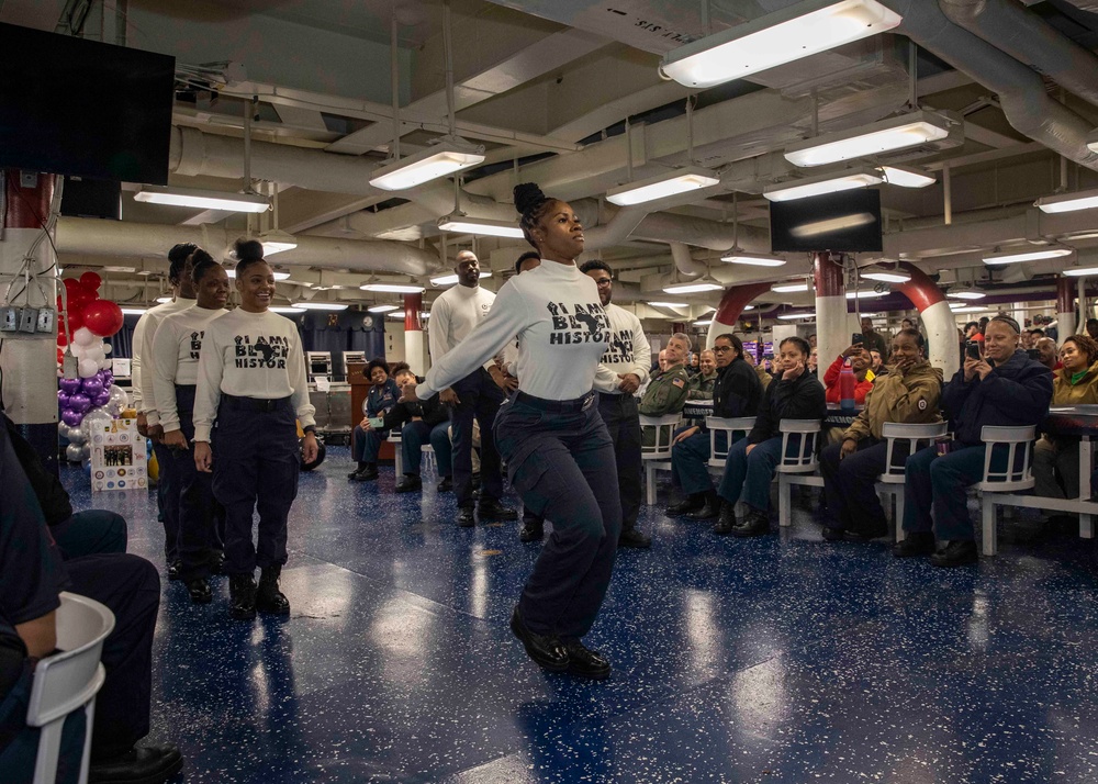 USS George H.W. Bush (CVN 77) Celebrates African-American History Month