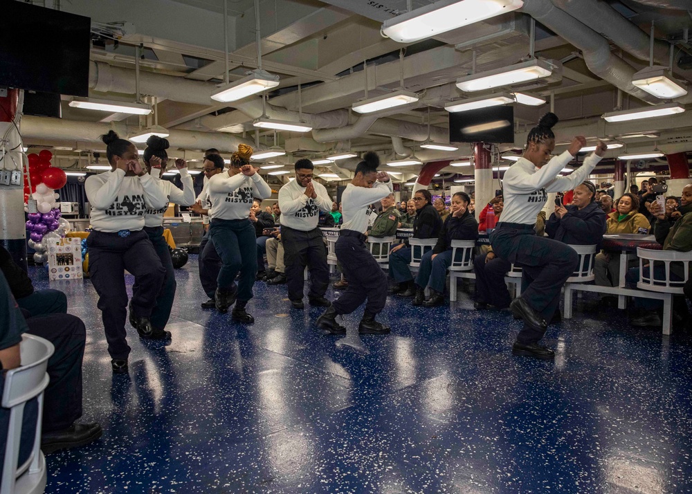 USS George H.W. Bush (CVN 77) Celebrates African-American History Month