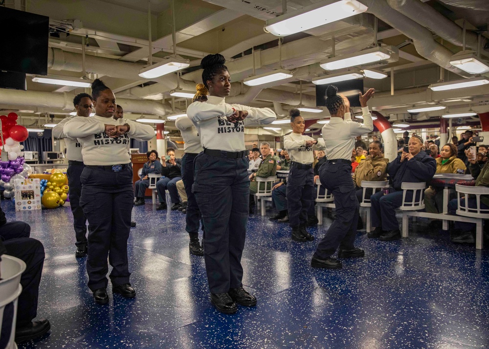 USS George H.W. Bush (CVN 77) Celebrates African-American History Month