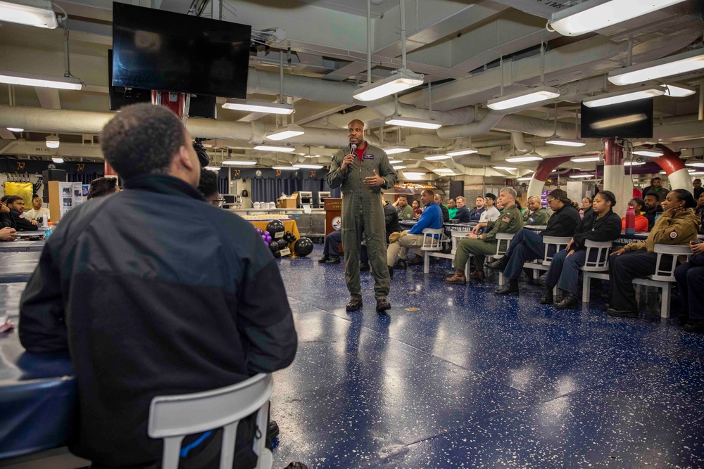 USS George H.W. Bush (CVN 77) Celebrates African-American History Month