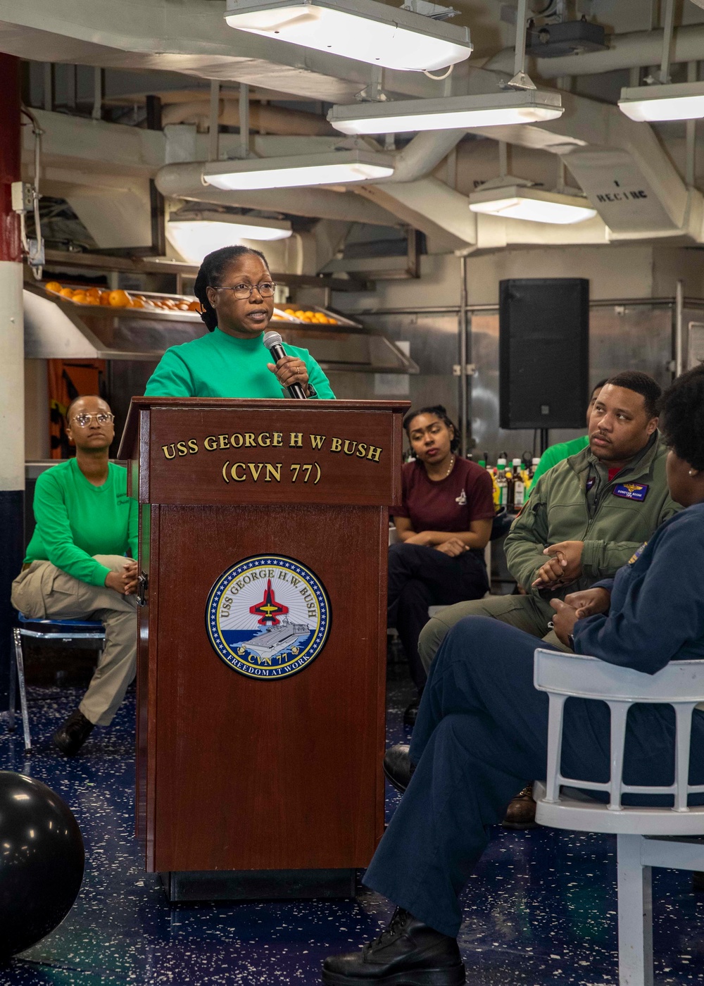 USS George H.W. Bush (CVN 77) Celebrates African-American History Month