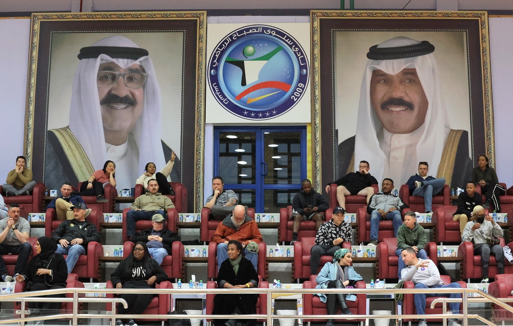 Second Game of Women's Basketball between US Soldiers and Kuwaitis, February, 2023