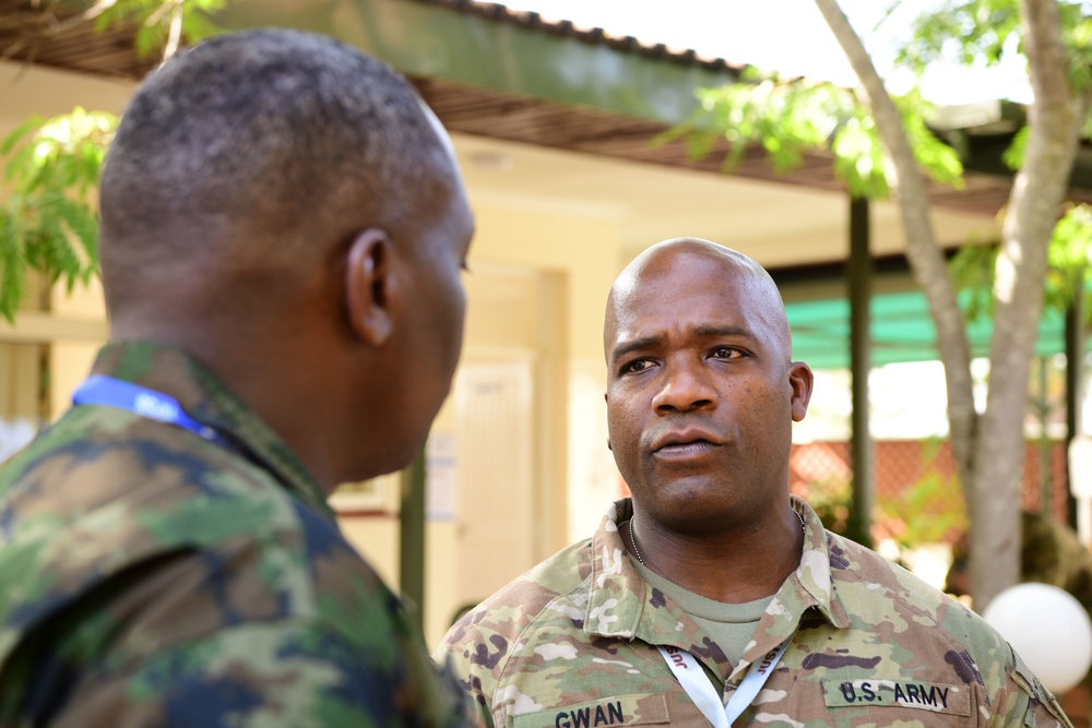 2LT Gwan greets partner nations during JA23