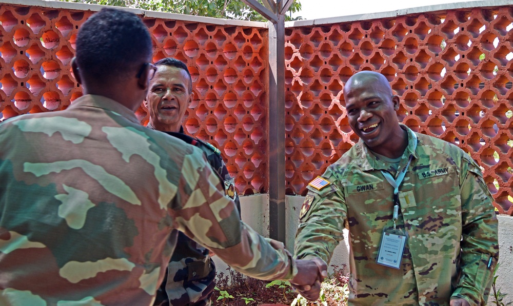 2LT Gwan greets partner nations during JA23