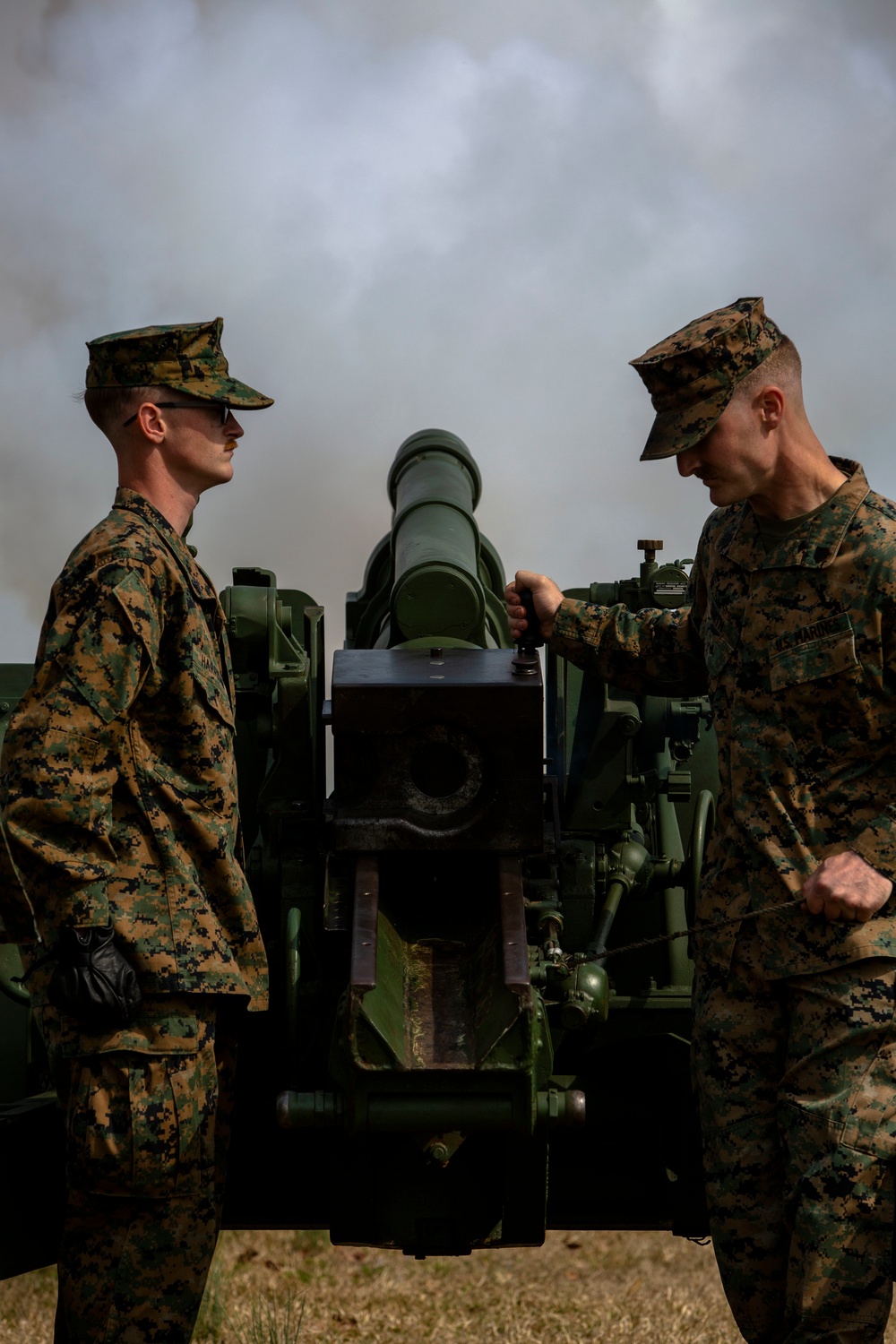 Presidents' Day 21-Gun Salute on MCB Camp Lejeune