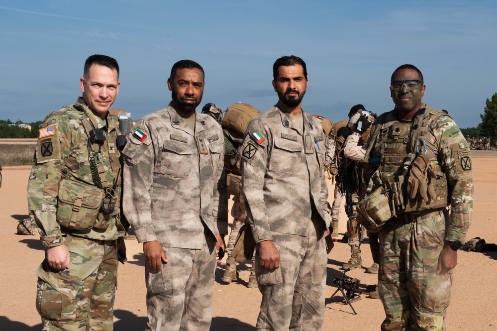 JRTC Rotation 23-04 prepares for live-fire with United Arab Emirates