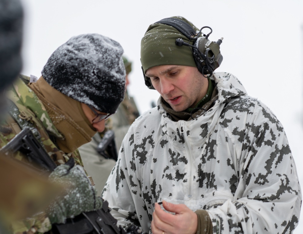 Soldiers conduct Winter Warfare Training during Arctic Forge 2023