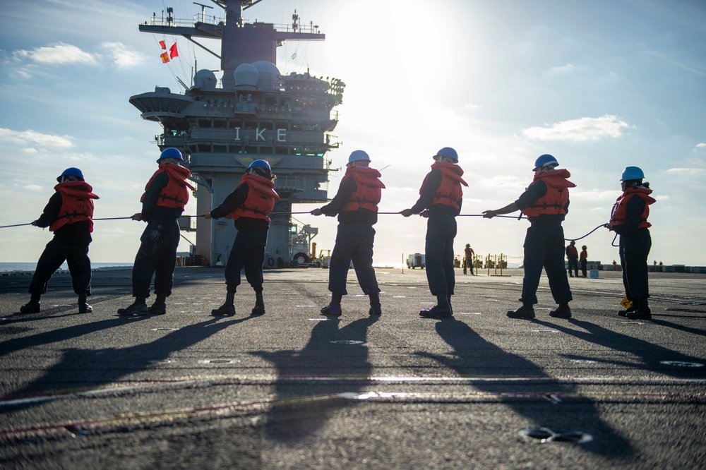 IKE Conducts Operations In The Atlantic Ocean