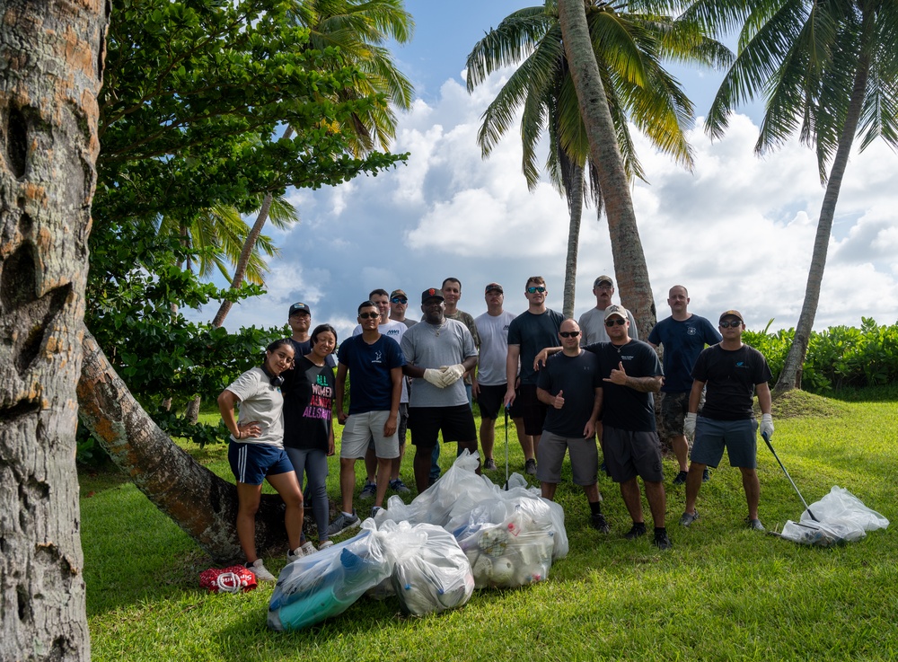Diego Garcia Beach Cleanup