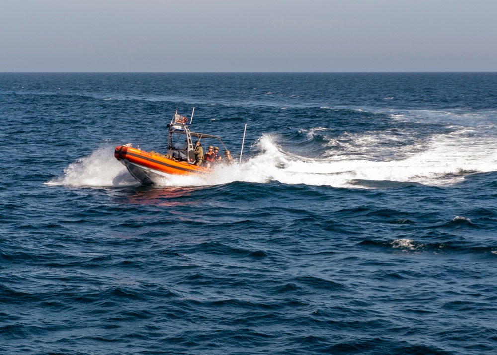 USS Paul Hamilton and USCG operations in Arabian Sea