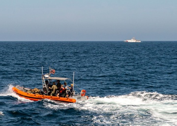 USS Paul Hamilton and USCG operations in Arabian Sea
