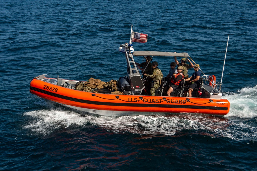 USS Paul Hamilton and USCG operations in Arabian Sea