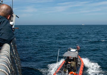 USS Paul Hamilton and USCG operations in Arabian Sea