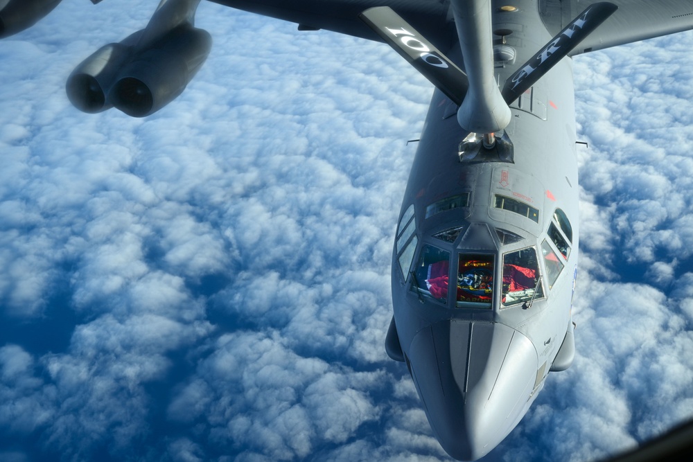 100th Air Refueling Wing Refuels Bomber Task Force