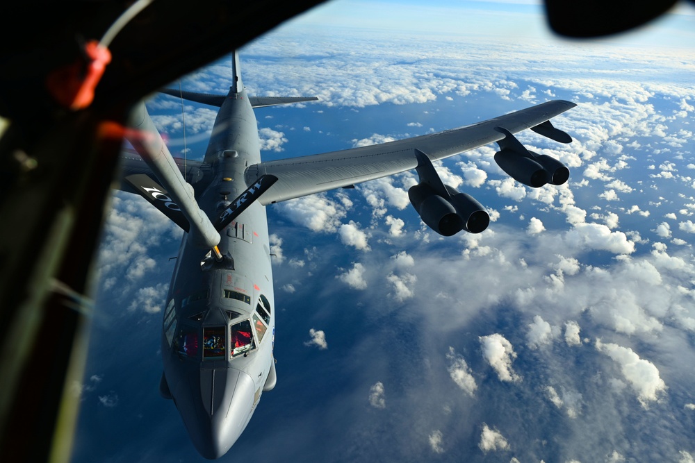 100th Air Refueling Wing Refuels Bomber Task Force