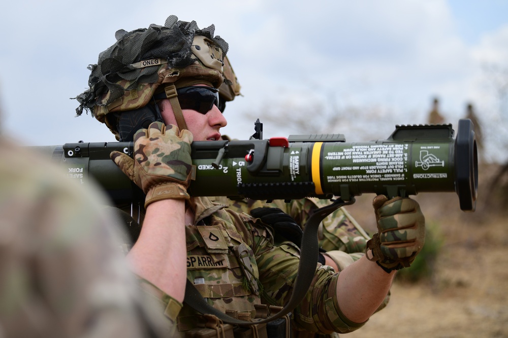 173rd Airborne Brigade conducts an AT4 Training during JA23