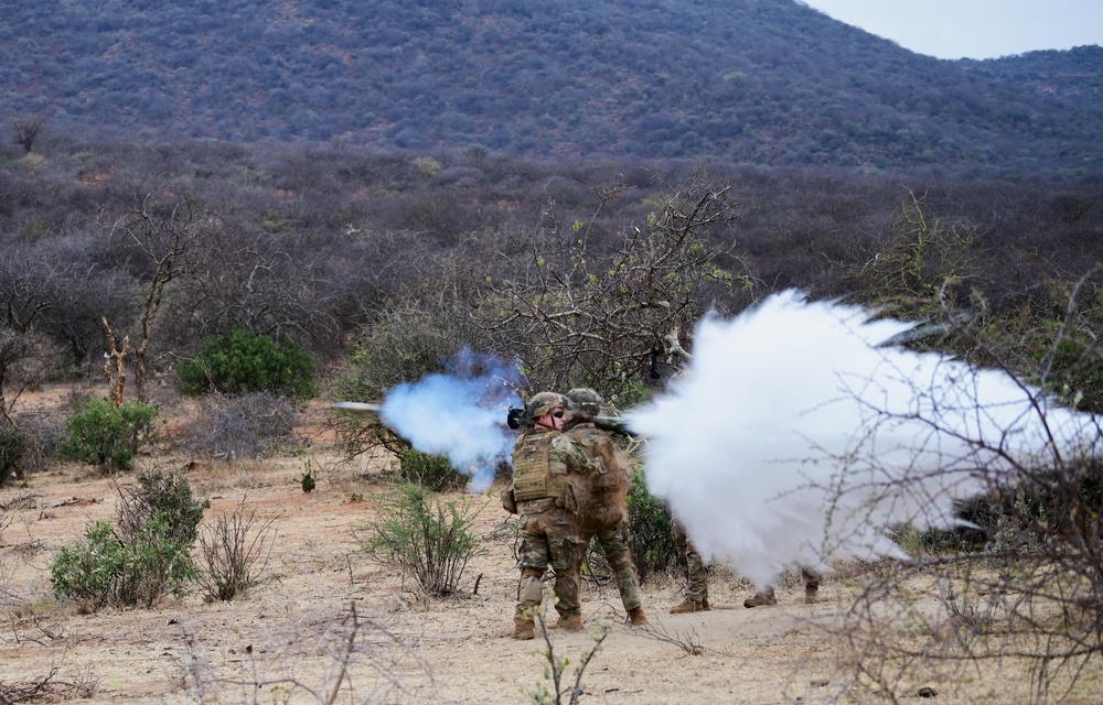 173rd Airborne Brigade conducts AT4 training during JA23