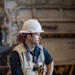 U.S. Navy Sailor Supervises Cargo Onload During A Replenishment-At-Sea