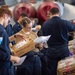 U.S. Navy Sailors Sort Mail During A Replenishment-At-Sea