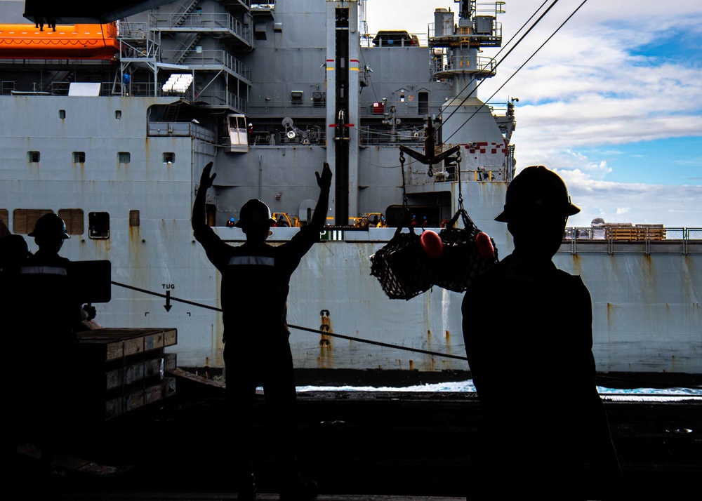 Nimitz Conducts Replenishment-At-Sea