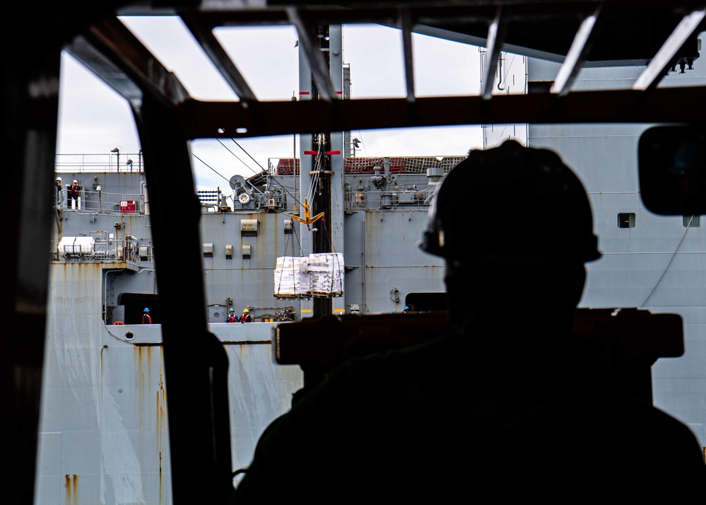 Nimitz Conducts Replenishment-At-Sea