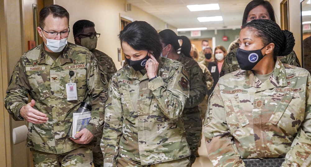 Brig. Gen. Ryder &amp; CMSgt Wilkinson Visit