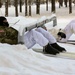 Charlie Troop, 3-71 Cavalry Regiment, 1BCT, 10th Mountain Division train with Finnish soldiers on a ski obstacle course during Defense Exercise North in Sodankyla Garrison, Finland, during Exercise Arctic Forge '23 on Feb. 21, 2023