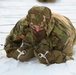 Charlie Troop, 3-71 Cavalry Regiment, 1BCT, 10th Mountain Division train with Finnish soldiers on a ski obstacle course during Defense Exercise North in Sodankyla Garrison, Finland, during Exercise Arctic Forge '23 on Feb. 21, 2023