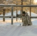 Charlie Troop, 3-71 Cavalry Regiment, 1BCT, 10th Mountain Division train with Finnish soldiers on a ski obstacle course during Defense Exercise North in Sodankyla Garrison, Finland, during Exercise Arctic Forge '23 on Feb. 21, 2023