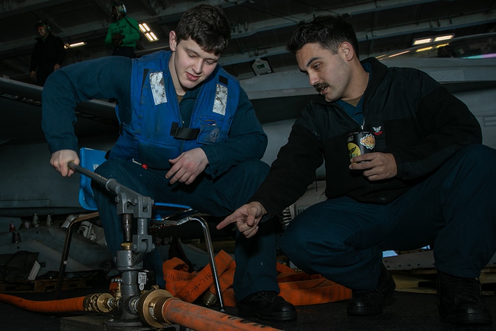 Daily Operations Aboard USS George H.W. Bush (CVN 77)
