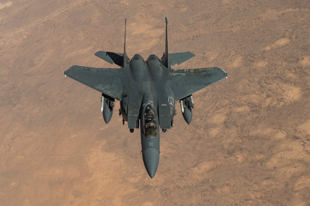 908th EARS extends F-15E Strike Eagle combat patrols