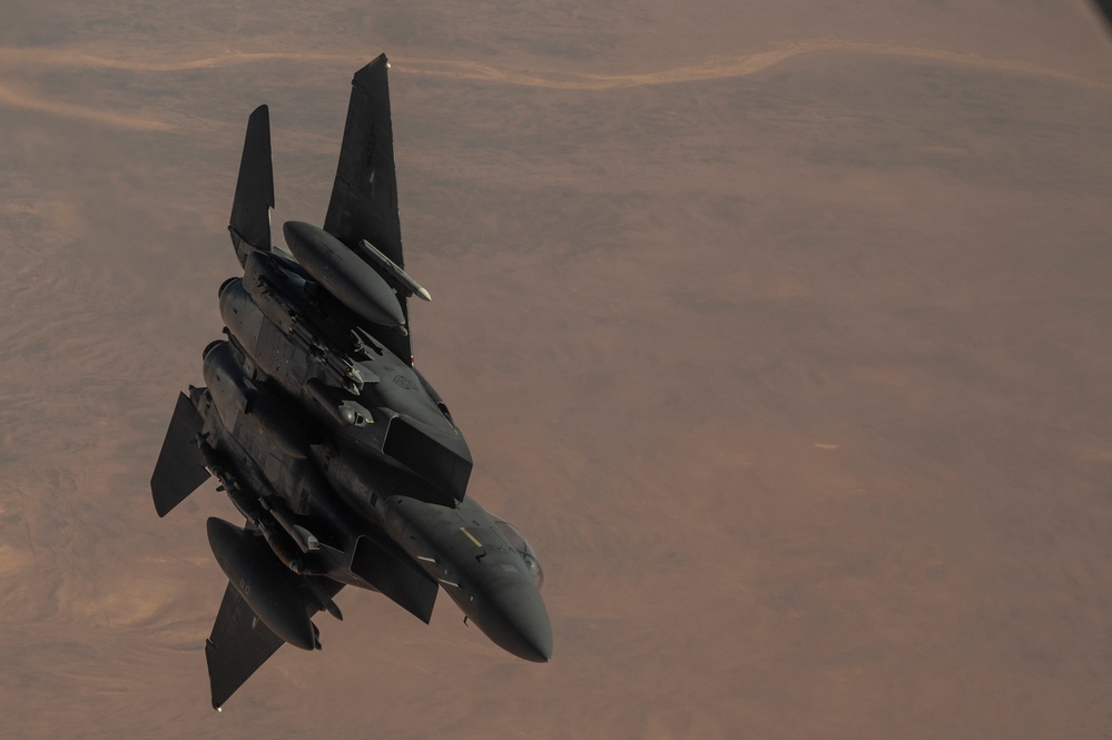 908th EARS extends F-15E Strike Eagle combat patrols